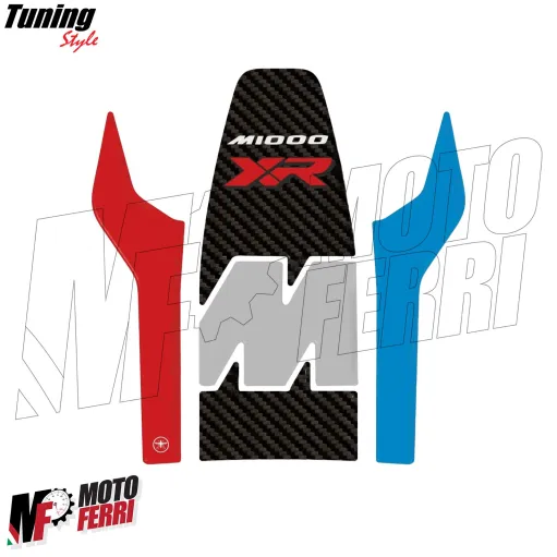 MF8979 Adesivo Protezione Paraserbatoio 3D Logo Carbonio BMW M 1000 XR 2024 2025
