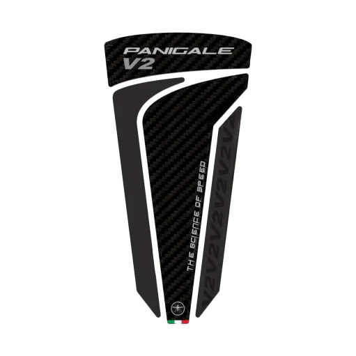 MF8980 Adesivo Protezione Paraserbatoio Logo Ducati Panigale V2 19,6x9,6cm