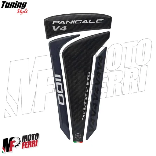MF8981 Adesivo Protezione Paraserbatoio Logo Ducati Panigale V4 19,6x9,6cm