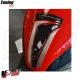 MF8982 Adesivo Protezione Paraserbatoio Logo Ducati Streetfighter V2 19,6x9,6cm