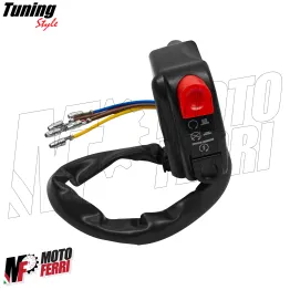MF8988 Interruttore Manubrio Avviamento / Arresto Motore Univ Moto Scooter Cross 2
