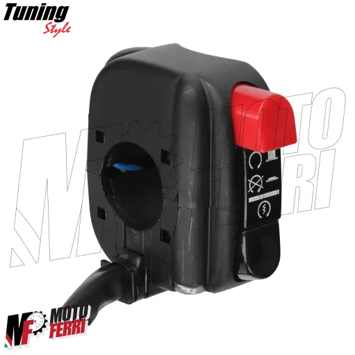 MF8988 Interruttore Manubrio Avviamento / Arresto Motore Univ Moto Scooter Cross