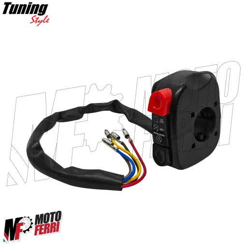 MF8988 Interruttore Manubrio Avviamento / Arresto Motore Univ Moto Scooter Cross