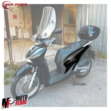 MF9000 Carena Posteriore Sinistra Nero Opaco Honda SH 125 150 da 2020 a 2025
