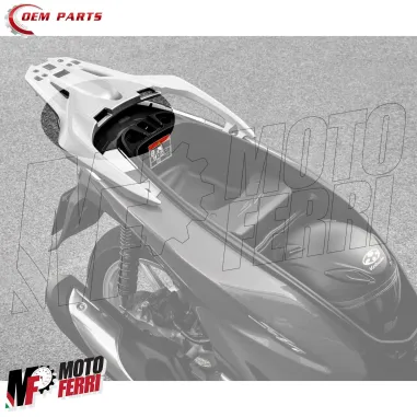 MF9006 Coperchio Carena Portapacchi Nero Opaco Honda SH 125 150 dal 2020 al 2025