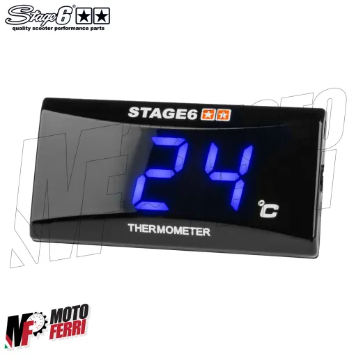 MF9016 Termometro Indicatore Temperatura Digitale Stage6 Slimline Scooter Moto