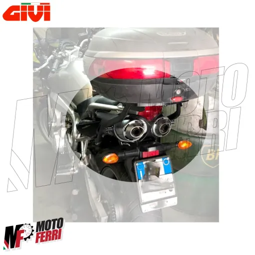 MF9017 Kit Attacco Posteriore GIVI Bauletto Monokey/Monolock Yamaha FZ6 600 Fazer S2