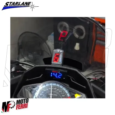 MF9024 Contamarce Indicatore Marcia Starlane Ieng Engear Universale Moto