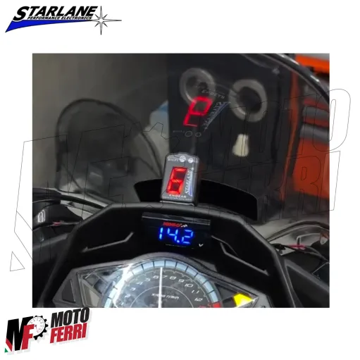 MF9024 Contamarce Indicatore Marcia Starlane Ieng Engear Universale Moto