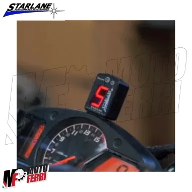 MF9024 Contamarce Indicatore Marcia Starlane Ieng Engear Universale Moto