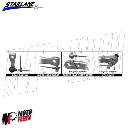 MF9026 Cambio Elettronico Sensore NRG IONIC Starlane + Cablaggio Universale Moto