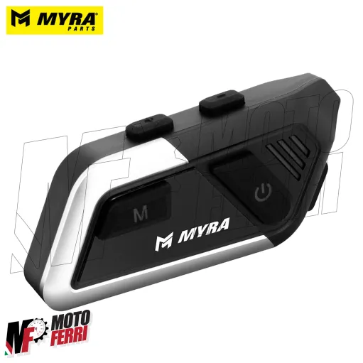 MF9029 Interfono Cuffia Auricolare Casco Myra M500 Bluetooth 5.3 Moto Scooter