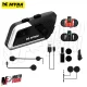 MF9029 Interfono Cuffia Auricolare Casco Myra M500 Bluetooth 5.3 Moto Scooter