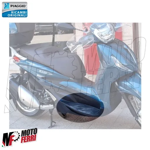 MF9033 Kit Tappetini Poggiapiedi Piaggio Beverly 300 310 400 E5 dal 2023 a 2025