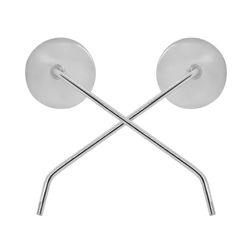 MF9035 Coppia Specchi Retrovisori Cromati Piaggio Vespa PX 125 150 200 da 1998 a 2013