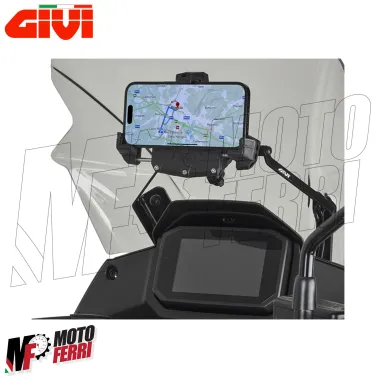 MF9038 Supporto Porta Smartphone Telefono GIVI S920L Smart Clip Moto Universale