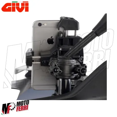 MF9038 Supporto Porta Smartphone Telefono GIVI S920L Smart Clip Moto Universale