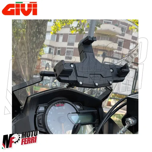 MF9038 Supporto Porta Smartphone Telefono GIVI S920L Smart Clip Moto Universale