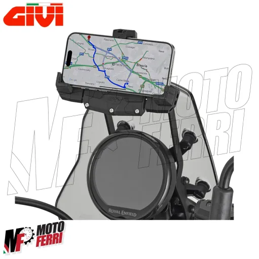 MF9038 Supporto Porta Smartphone Telefono GIVI S920L Smart Clip Moto Universale