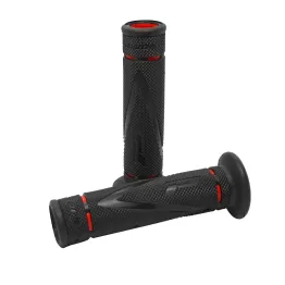 MF9040 Coppia Manopole Progrip 838 Strada Rosso Soft Touch Universale Moto