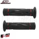MF9040 Coppia Manopole Progrip 838 Strada Rosso Soft Touch Universale Moto