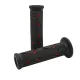 MF9041 Coppia Manopole Progrip 717 Strada Racing Superbike Rosso Universale Moto