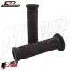 MF9041 Coppia Manopole Progrip 717 Strada Racing Superbike Rosso Universale Moto