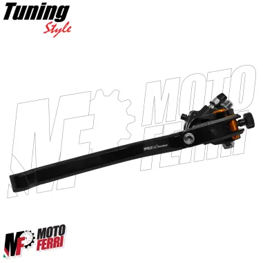 MF9044 Pompa Freno Anteriore Radiale PRO RACING 19 Leva Nera Universale Moto