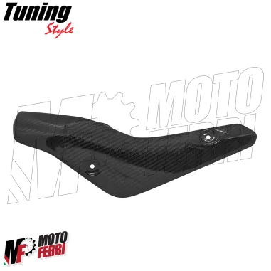MF9045 Protezione Collettore Marmitta Carbonio Lucido Yamaha MT-10 2022 2023 2024