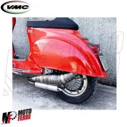 MF2702 Marmitta VMC Strike 2.0 Vespa 50 Special R L PK ET3 Motore Corsa Lunga 130 2