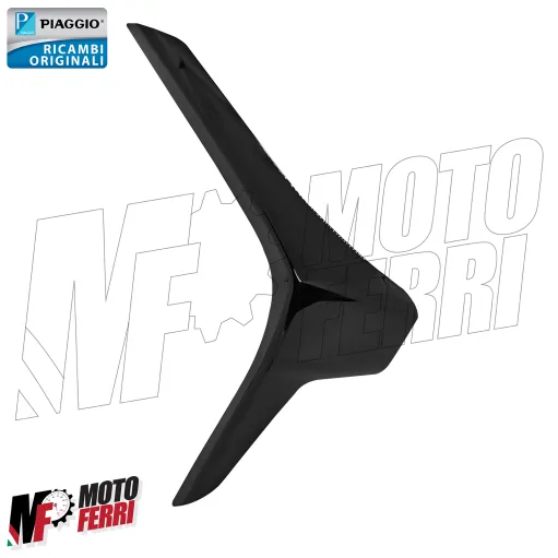 MF9065 Deflettore Anteriore Destro Nero Lucido Piaggio Liberty 50 125 150 iGet 2025