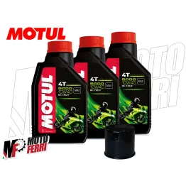 MF1782 KIT TAGLIANDO 3 LT OLIO MOTUL 5000 10W40 FILTRO OLIO KAWASAKI KTM