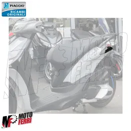 MF9071 Paracolpi Posteriore Sinistro Nero Lucido Piaggio Liberty 50 125 150 iGet 2025 2