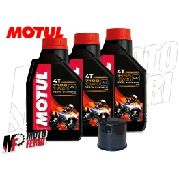 MF1806 - KIT TAGLIANDO 3 LT OLIO MOTUL 7100 10W40 FILTRO OLIO KAWASAKI KTM