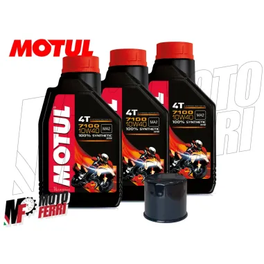 MF1806 - KIT TAGLIANDO 3 LT OLIO MOTUL 7100 10W40 FILTRO OLIO KAWASAKI KTM