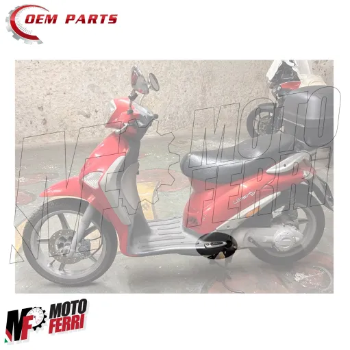 MF6949 Coppia Pedalini Poggiapiedi per Piaggio Liberty 50 125 200 da 1997 a 2008