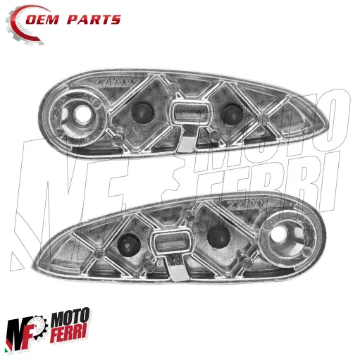 MF6949 Coppia Pedalini Poggiapiedi per Piaggio Liberty 50 125 200 da 1997 a 2008