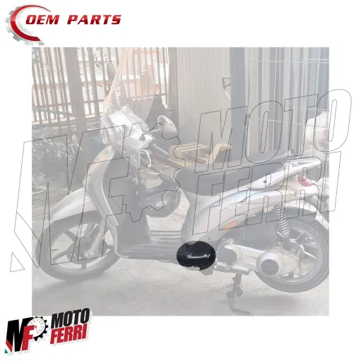 MF6949 Coppia Pedalini Poggiapiedi per Piaggio Liberty 50 125 200 da 1997 a 2008