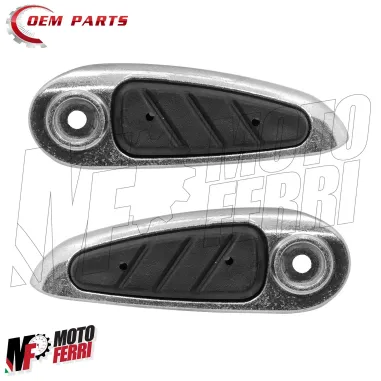 MF6949 Coppia Pedalini Poggiapiedi per Piaggio Liberty 50 125 200 da 1997 a 2008