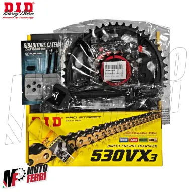 MF9081 Kit Trasmissione DID Yamaha 600 FZ6 Fazer NS S2 Corona 46 Pignone 16 da 2004 a 2009
