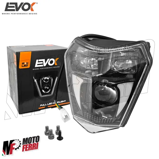 MF9086 Faro Fanale Anteriore EVOK IRON LED KTM 125 - 690 EXC SM SMR SX XC