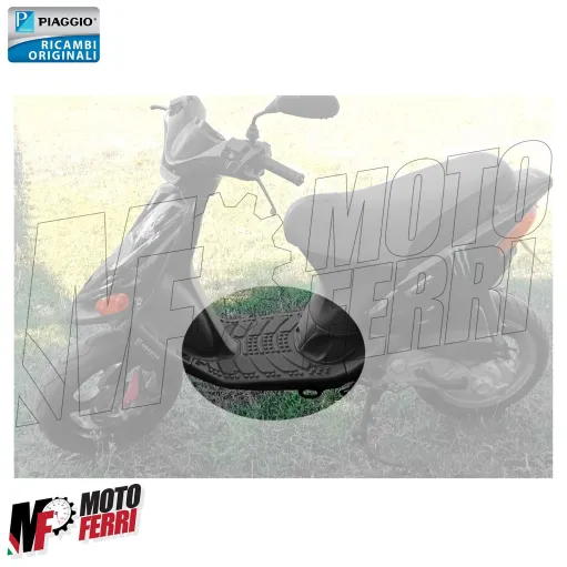 MF9096 Pedana Poggiapiedi Nero Originale Gilera Stalker 50 2t dal 1998 al 2011