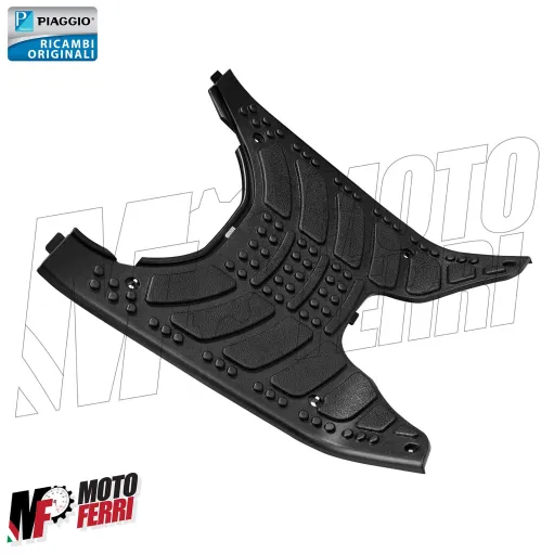 MF9096 Pedana Poggiapiedi Nero Originale Gilera Stalker 50 2t dal 1998 al 2011