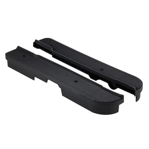 MF0078 Coppia Pedane Poggiapiedi Pedana Nere Nera per Piaggio SI FL - SI FL2 Mix