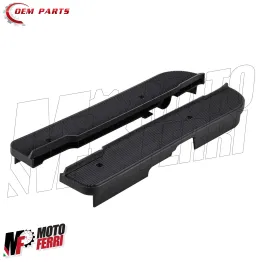MF0078 Coppia Pedane Poggiapiedi Pedana Nere Nera per Piaggio SI FL - SI FL2 Mix 2