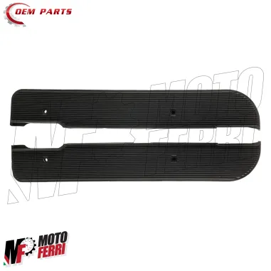 MF0078 Coppia Pedane Poggiapiedi Pedana Nere Nera per Piaggio SI FL - SI FL2 Mix