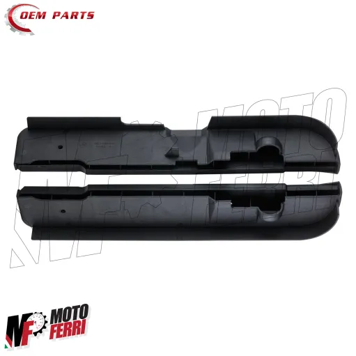 MF0078 Coppia Pedane Poggiapiedi Pedana Nere Nera per Piaggio SI FL - SI FL2 Mix