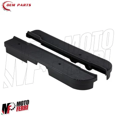 MF0078 Coppia Pedane Poggiapiedi Pedana Nere Nera per Piaggio SI FL - SI FL2 Mix