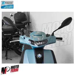 MF9113 Specchietti Retrovisori Neri Originale Piaggio Liberty iGet 50 125 150 E5+ 2025 2
