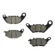 MF9120 Pastiglie Freno Anteriore + Posteriore Brenta Yamaha XMax 300 da 2017 a 2025